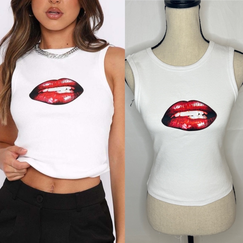 White Fox Bad Decisions Tank White